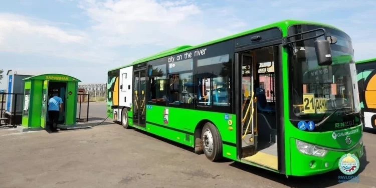 Павлодарға жаңа қоғамдық көліктер жеткізілді