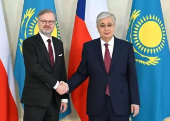 Қасым-Жомарт Тоқаев Чехия үкіметінің басшысы Петр Фиаланы қабылдады