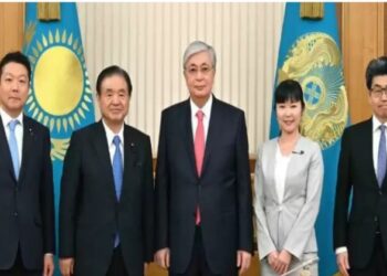 Президент Жапония Парламенті Қазақстанмен достық лигасының төрағасы Тошиаки Эндоны қабылдады