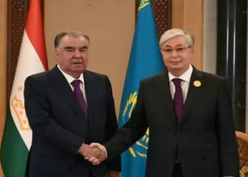 Мемлекет басшысы Тәжікстан Президенті Эмомали Рахмонмен кездесті