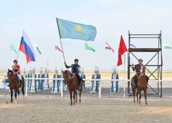 Шымкент: Жамбы атудан Азия чемпионатының ашылу рәсімі өтті