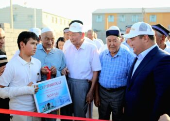 “Үлес” қайырымдылық қоры Түркістанда 50-ші баспанасын табыстады